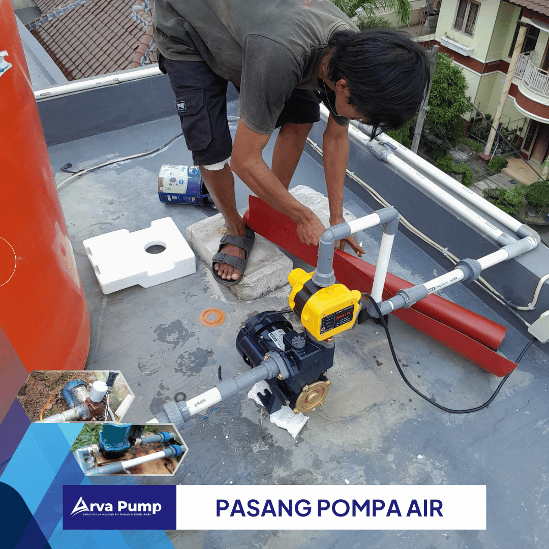 Pemasangan Pompa Air
